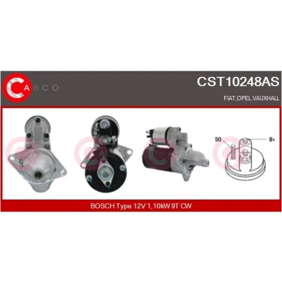 Image de CASCO CST10248AS Démarreur 12V 1,10kW 9 CPS0067 M8 68mm OPEL: Corsa D 3/5 portes, Astra H GTC, FIAT: Stilo portes