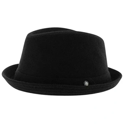Image de STETSON Chapeau Odenton Pork Pie Porkpie de Soleil (M (56 57 cm) Noir)