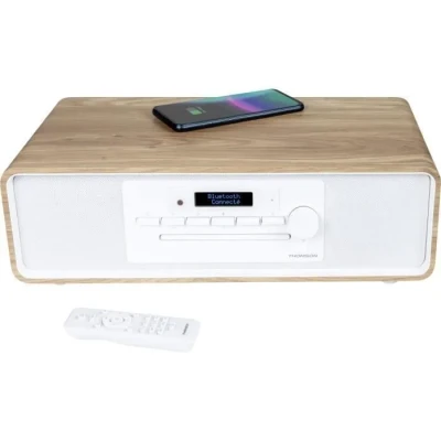 Image de Micro chaîne Bluetooth THOMSON CD/MP3/USB/Radio FM/DAB+ 75W Affichage LCD Télécommande Neuf
