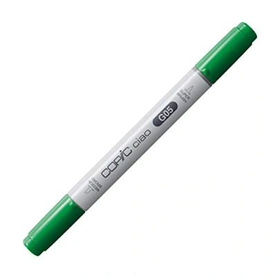 Image de COPIC Ciao G05, Emerald Green, marqueur twin avec une pointe moyenne et brosse