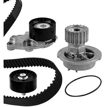 Image de Pompe à eau + kit de courroie distribution METELLI 30 0696 1