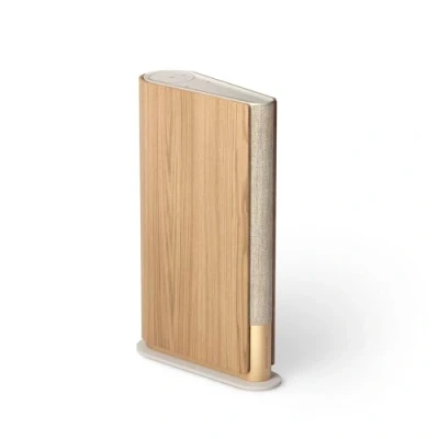 Image de Bang &amp; Olufsen Beosound Emerge Enceinte Design Étagère de Maison Connectée Bluetooth et WiFi, Un Son Étonnamment Puissant, Certifiée Cradle to Gold Tone