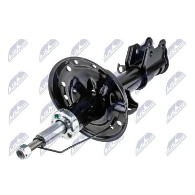 Image de NTY A FT 034 Amortisseur Essieu avant droit Pression de gaz Système bitube Jambe suspension Goujon en haut, Collier bas FIAT: Linea (323