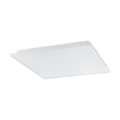 Image de Eglo connect.z Panneau LED connecté Herrora Z, luminaire plafonnier 45 cm, lampe de plafond intelligente ZigBee contrôlable par appli et commande vocale, blanc chaud froid, dimmable
