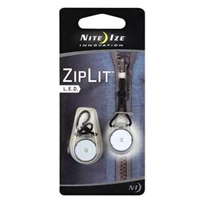 Image de Nite Ize Ziplit Porte clés LED Blanc