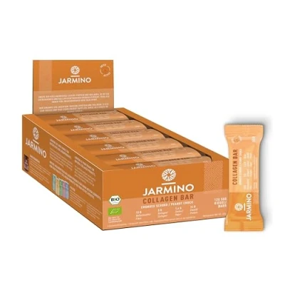 Image de Barre de collagène High Protein Bar Peanut Chocolate 12x55g Low Sugar + sans huile palme (Cacahuètes)