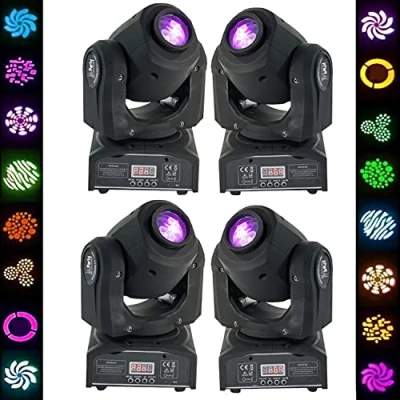 Image de Party Light &amp; Sound Jeu de lumiere pack 4 lyres lmh spot7 dmx pa dj sono led bar club discotheque…