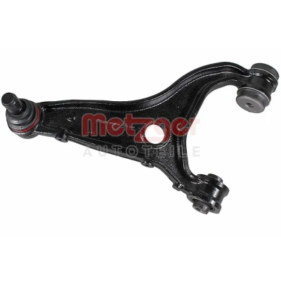 Image de METZGER 58188703 Bras de suspension avec support en caoutchouc, rotule Essieu arrière gauche, supérieur barre oscillant transversal