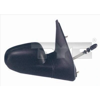 Image de Rétroviseur extérieur Tyc 328 0006 gauche noir Ajustage par câble, plain RENAULT: CLIO 1