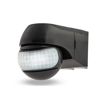 Image de Huber Motion 20 fiches intermédiaires PIR Détecteur de mouvement 140 pour prise courant I 230 V / 1200 W LED Convient avec une portée 8 m Capteur crépusculaire