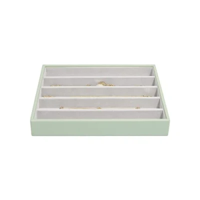 Image de Stackers Boîte à bijoux classique Vert sauge Taille M