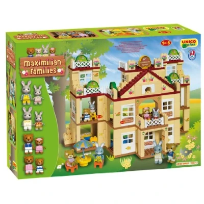 Image de Unico Lot de 296 Blocs Construction Hôtel Maximilian, 8926 0MAX, Multicolore