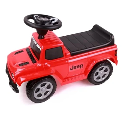 Image de TURBO CHALLENGE Jeep Gladiator Rubicon Trotteur 119665 Roues Libres Rouge 25Kg Max Plastique Piles Non Incluses Jouet Enfant Cadeau Anniversaire À Partir de 18 mois