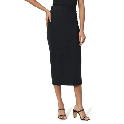 Image de The Drop Esmeralda Midi Skirt Jupe, Noir, L