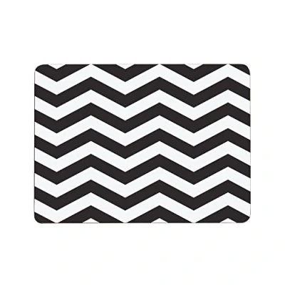 Image de Premier Housewares Lot de 4 Sets Table Motif Chevron Noir/Blanc