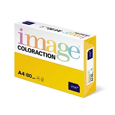 Image de IMAGE Papier de couleur Jaune soleil Sevilla 80 g/m² A4 Ramette 500 feuilles 89616