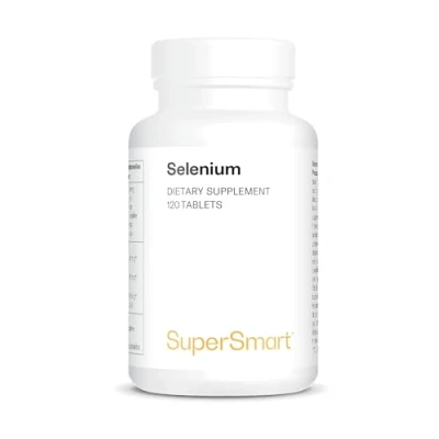 Image de Supersmart L Selenomethionine Aide à Combat le Stress Oxydatif Sans OGM 120 Comprimés