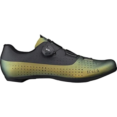 Image de Fizik Tempo Overcurve R4 Iridescent, Chaussures de Cyclisme Unisexe Adulte, Mixte, Chaussure Cyclisme, TPR4OCIR1, Scrabble Noir, 45 EU