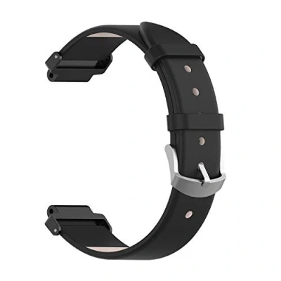 Image de INF Bracelet en Cuir véritable pour Garmin Forerunner 220/230/235/630/620/735XT/Approach S20/S5