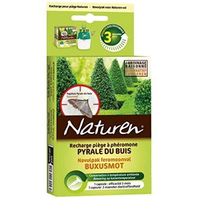 Image de Naturen NPHEPYR2 Recharge piège à Phéromones pour Pyrale du buis x1 Capsule de phéromone efficace 3 mois S&#039;utilisent avec le Conservation température ambiante