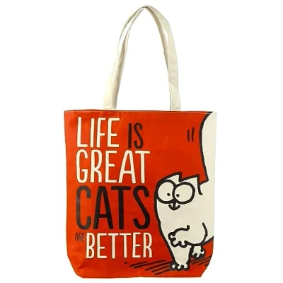Image de Sac+en+Coton+%3F+Fermeture+Simon+s+Cat+ +Cats+are+Better