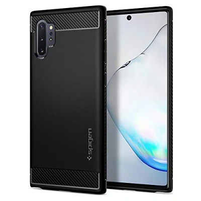Image de Spigen Rugged Armor Coque Compatible avec Samsung Galaxy Note 10 Plus Noir