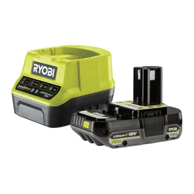 Image de Ryobi 1 Batterie Lithium+ 18V 2,0 Ah compacte et Chargeur Rapide A RC18120 120C
