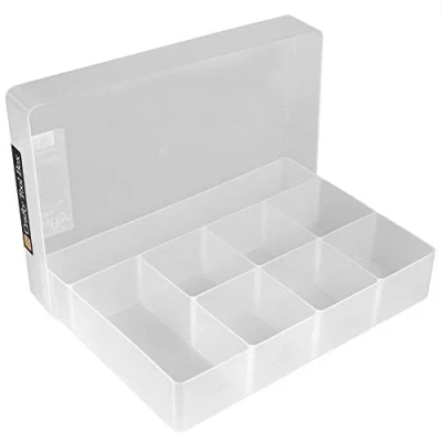 Image de WestonBoxes Boîte de Rangement Compartimentée A4 pour Loisirs Créatifs : Trouvez Vos Fournitures Rapidement et Restez Organisé ! Séparateurs Intégrés Garde Tout (Paquet 1)