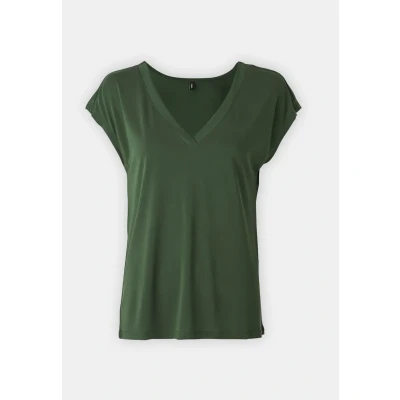 Image de ONLY Onlfree V NECK Tshirt basique, Femme, Taille: Small, Sycamore