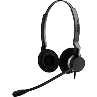 Image de Jabra B2B BIZ 2300 Micro Casque Duo Type : 82 E STD, Antibruit, Perche Flex 360 Noir, Argent