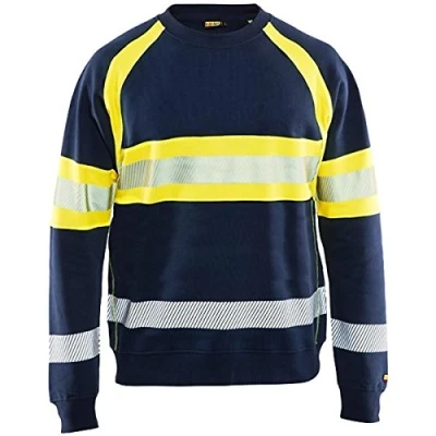 Image de Blaklader 33591158 PULL HAUTE VISIBILITÉ, Bleu marin/jaune, taille XXXL
