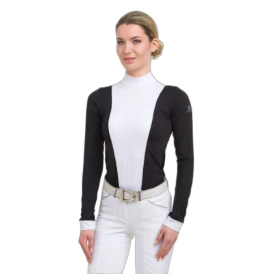 Image de Polo de concours équitation manches longues femme Cavalliera Queen