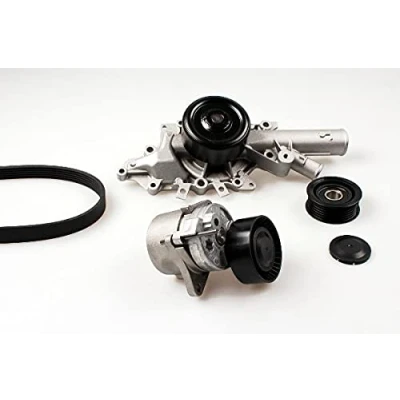 Image de Pompe à eau+Jeu de courroie trapézoïdale nervures HEPU PK01350