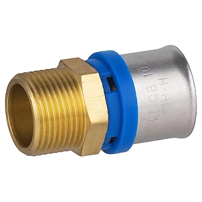 Image de Raccord Multicouche à Sertir Multi profils Ø26 Mâle 20x27 NOYON &amp; THIEBAULT