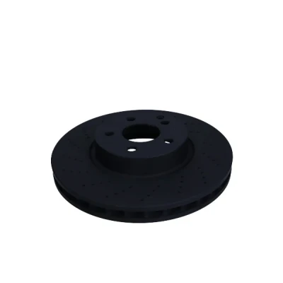 Image de QUARO QD2084HC Disque de frein 322 32 5 112 percé/revêtement int. peint à haute teneur en carbone sans moyeu roue, boulon fix roue