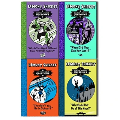 Image de Lemony Snicket All The Wrong Questions 4 Books Collection Pack Set inc Who Could That be At This Hour?, When Did You See Her Last?, Shouldn&#039;t in School?, Why Is Night Different
