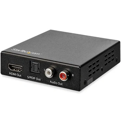 Image de Extracteur audio HDMI STARTECH Modèle 4K 60 Hz RCA ou Toslink/SPDIF Extra traction de signal