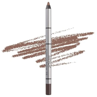 Image de IMPALA Crayon pour les yeux imperméable Couleur marron crème 318 Contour défini ou effet fumé Texture dense et crémeuse facile à appliquer vive, durable résistante l&#039;eau