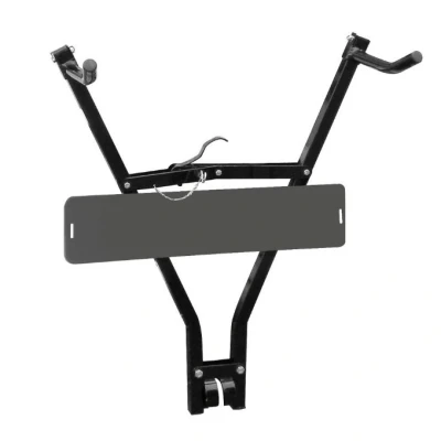 Image de Carpoint Porte vélos avec Plaque d&#039;immatriculation Noir 0910006
