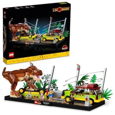 Image de LEGO Jurassic World Ausbruch des T Rex (76956), Multicolore