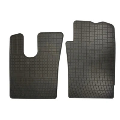 Image de MAMMOOTH BASIC A040 401822 Ensemble de tapis sol Caoutchouc avant 2 noir Sur mesure