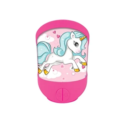Image de Lexibook veilleuse de Chevet Licorne ou Mural pour Chambre d&#039;enfants, lumière Douce, à Piles, NLJ20UNI Plastique
