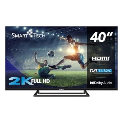 Image de Smart Tech 40FN01V3 Full HD LED TV 40 Pouces (101cm) Triple Tuner Dolby Audio H.265 3xHDMI, 2xUSB
