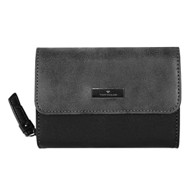 Image de TOM Tailor ELIN Portefeuille, Femme, Taille: One Size, Black