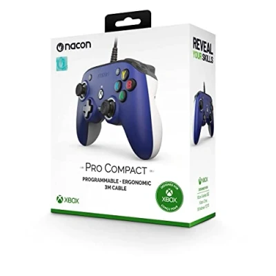 Image de NACON Pro Compact Bleu USB Manette de jeu Analogique/Numérique Xbox Series S, X, PC, One Neuf