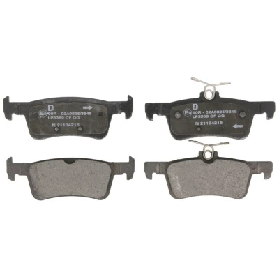 Image de DELPHI LP3369 Jeu de plaquettes frein non préparé pour indicateur d&#039;usure avec tôle anti bruit sans accessoires FORD: Fiesta 7, Mk7 Van