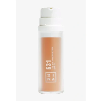 Image de 3ina THE 3 IN 1 Foundation 658 Fond de teint, Femme, Taille: 30 ml, 631 medium