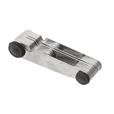 Image de Jauge de Filetage Métrique 55 Whitworth &amp; 60 US Thread Outil Mesure Multifonction