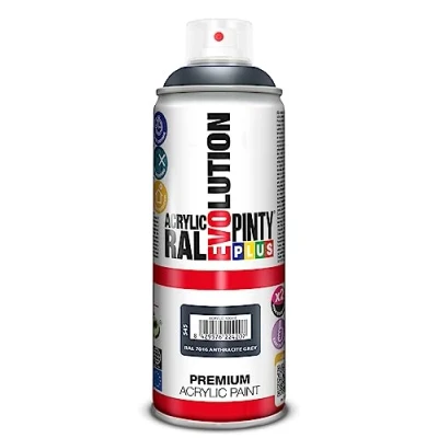 Image de PINTYPLUS Aérosol de peinture EVOLUTION 520cc RAL 7016 Anthracite Grey