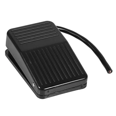 Image de Interrupteur de Pédale Electrique 220 V 10 A Commutateur Pied Contrôleur Puissance Antiderapant avec 10cm Câble Universale pour Machines à Coudre